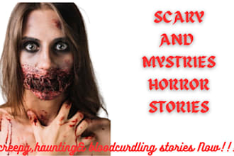 write horror story, mystery, horror script, scary story