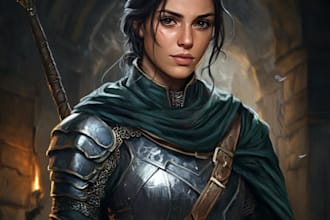 design dnd character art and dnd character art