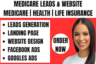 generate high quality medicare  life insurance health insurance homecare