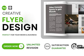 brochure flyer design custom trifold brochure company profile services