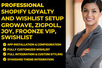 setup shopify loyalty and wishlist growave zigpoll joy froonze vip swishlist