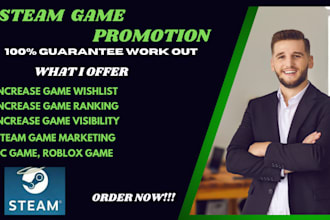 do professional steam game pand roblox game marketing