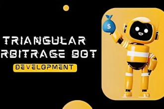 develop crypto arbitrage bot, dex arbitrage bot, triangular arbitrage bot