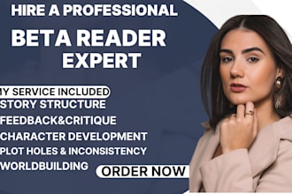 beta read critique book fantasy romance thriller novel litrpg novel sci fi ya