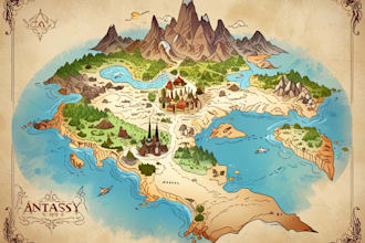 create a fantasy map that fits your imagination