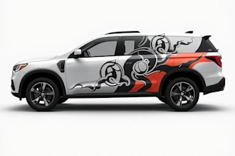 design vehicle wrap and truck decals