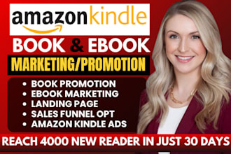 do amazon kindle ebook promotion, book marketing ebook sales funnel book KDP ads