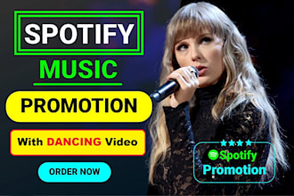 promote your spotify track with my dancing video and viral your spotify music