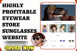 design sunglasses store eyeglasses shopify eyewear store beauty fashion website