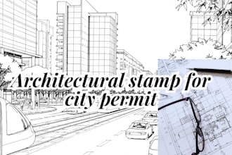 produce US, UK architectural engineering stamps and drawings for city permits