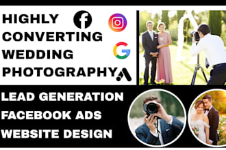 generate wedding photography leads event planning leads via facebook ads