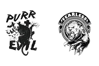 make custom animal skull t shirt horror logo