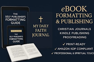 ghostwrite format christian ebook, prayer book, daily devotional, gratitude KDP