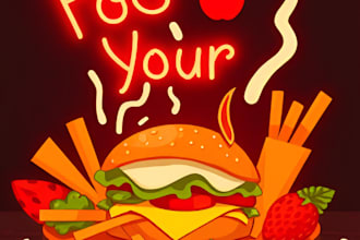 make a food pop art of your food