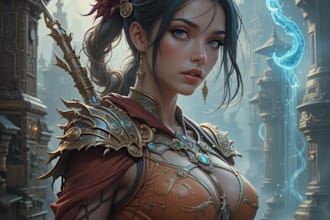 create custom dnd character art and illustration