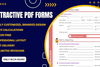 create and design pdf forms