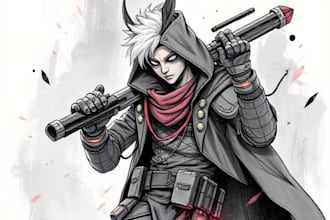 draw your character fantasy cyberpunk steampunk etc