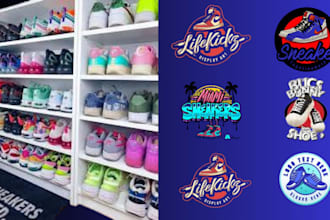 design customized shoes logo, sneaker , for your  business