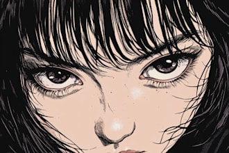 draw manga cover and comics cover for you