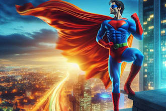 create cartoon avatar and superhero character of yourself
