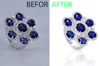 do any ecommerce image retouch, jewelry file retouch, color