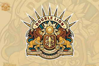 make vintage tiger lion logo