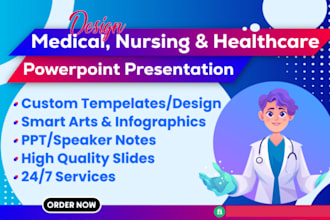 create unique powerpoint presentations on medical and health topics