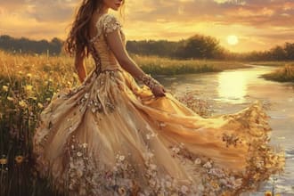 do a beautiful custom oil painting on canvas for you