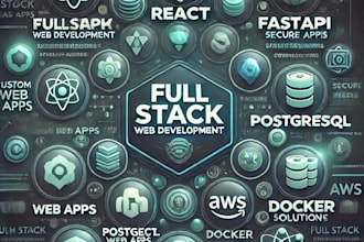 develop applications with react, fast API, and postgresql