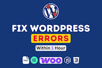 install wordpress, debug and fix wordpress errors and customize it