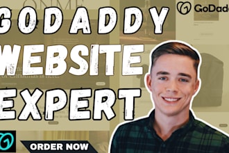 do godaddy website design redesign godaddy website develop godaddy website