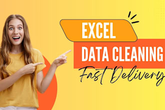 clean, format, merge, split excel data