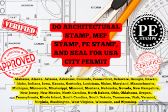 review stamp as licensed civil and structural engineer in florida, california