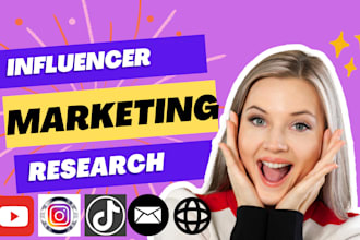 find best instagram, tiktok, youtube influencers email list