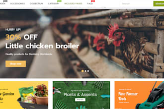 design farming products shopify store sea food farmer product farming website