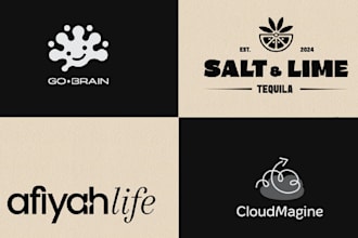 design 3 modern pictorial logo