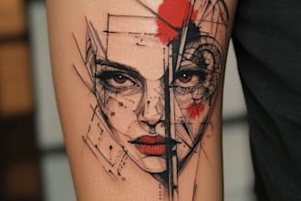draw tattoo design minimalist tattoo custom tattoo design