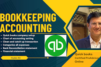 manage quickbooks online bookkeeping and financial reporting for small business