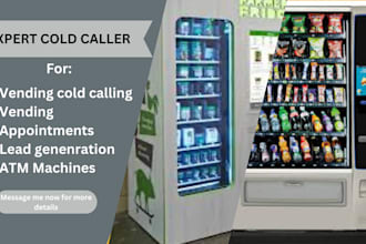 do vending machine cold calling, vending locator, atm locator, telemarketing