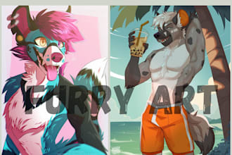 draw furry reference sheet, nsfw furry, furry art, ref sheet, for your fursona