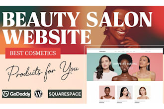 make stunning fashion, cosmetics, makeup, spa, godaddy website