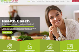 develop life coach website, ai consultancy website, business coaching website