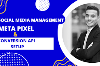 your monthly social media management, meta pixel and conversion API setup