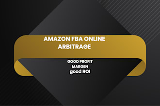 be do amazon online arbitrage product research with high ROI