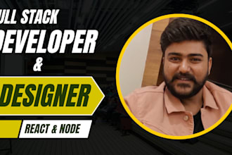 develop scalable react js frontend and node js backend for web apps
