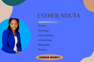 history, sociology, anthropology, archaeology, philosophy, religion