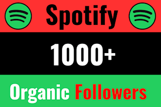 expand 1000 your spotify high quality followers