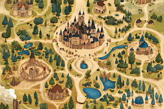 draw 3d isometric event map vector festival maps illustrations, gis mapping