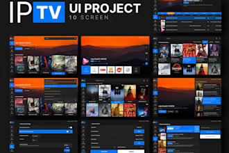 build livestreaming website or app, iptv website or app, roku