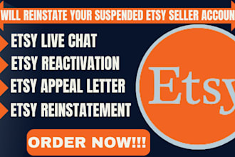 do etsy reinstatement, appeal letter, etsy shop listing, shop optimization, llc